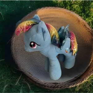 My Little Pony Rainbow Dash Large Cuddle Pillow Stuffed Animal Plush 18 Inches